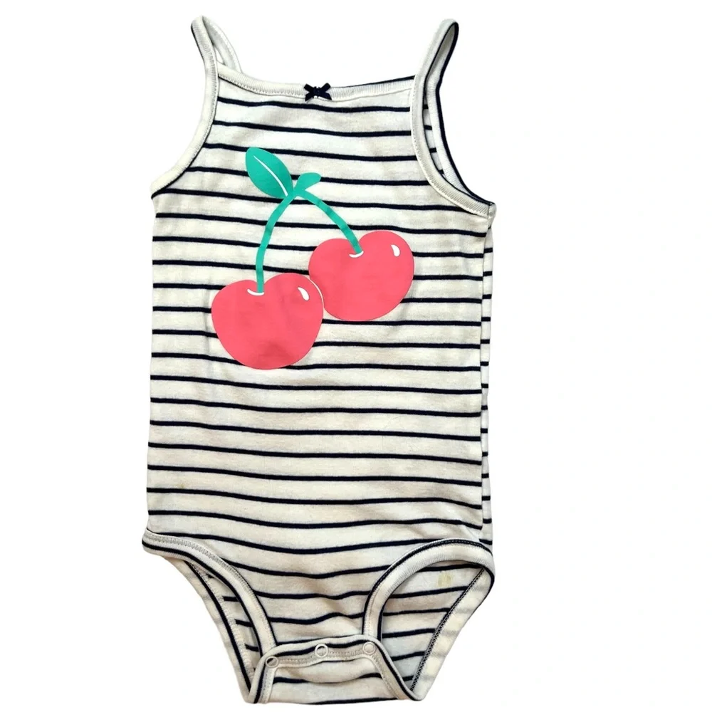 Carters 18M 5 Piece Baby Girl Casual Thin Strap Onesies - Picture 4 of 8